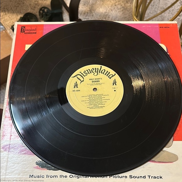 Walt Disney’s Dumbo – Original Motion Picture Soundtrack LP (1959) - Picture 12 of 13